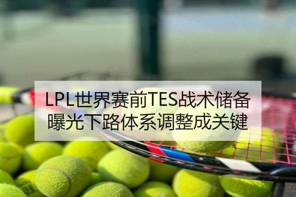 LPL世界赛前TES战术储备曝光下路体系调整成关键